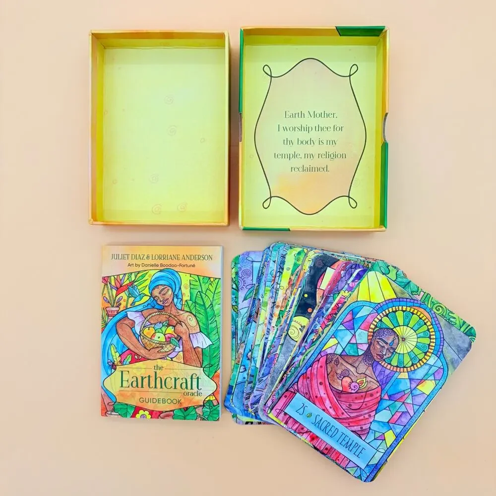 Earthcraft Oracle Complete Juliet Diaz Hay House 44 Card Deck Guidebook Set